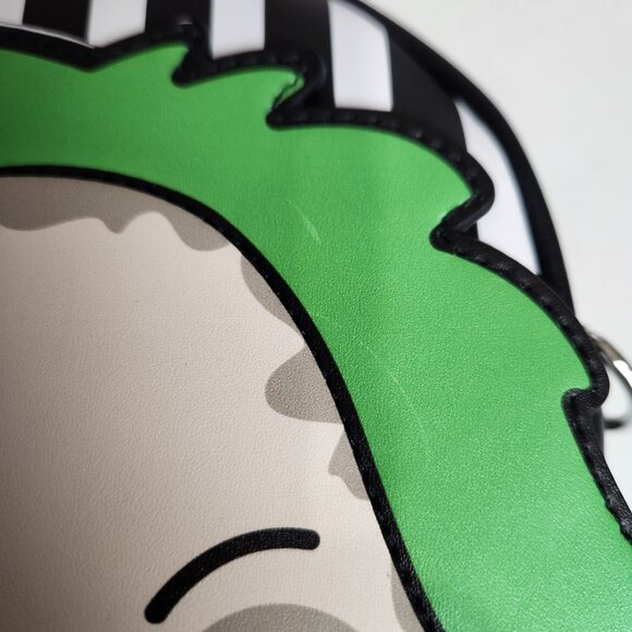 NWT Buckle Down Horror Movie Vegan Leather Beetlejuice Chibi Mini Crossbody Bag - Picture 5 of 16